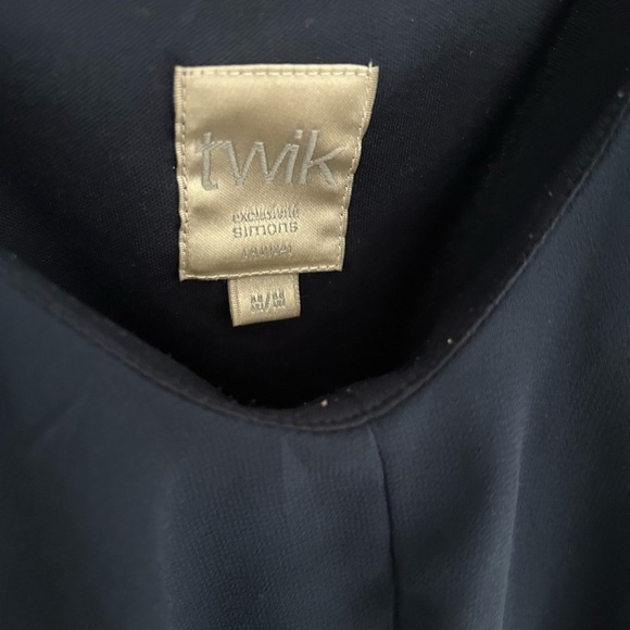 ❤️2/20-Elegant Navy Blue Sleeveless Dress - Picture 5 of 5